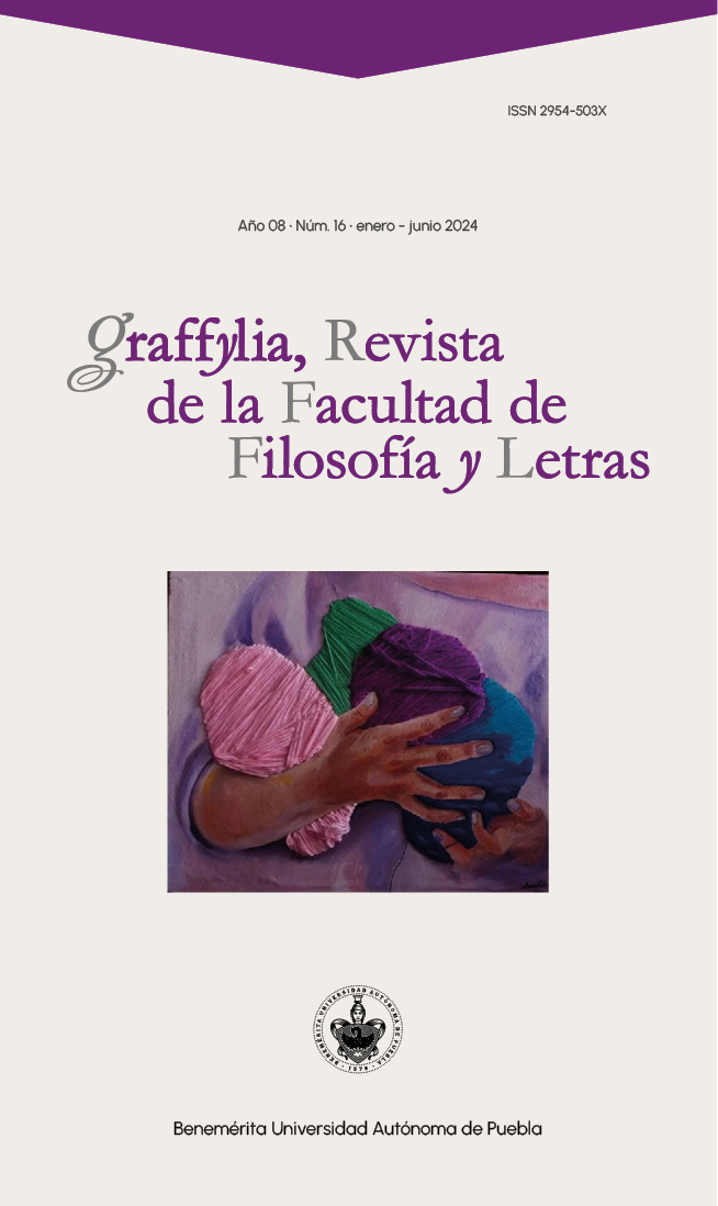 Portada del número 16 de Graffylia, Revista de la Facultad de Filosofía y Letras